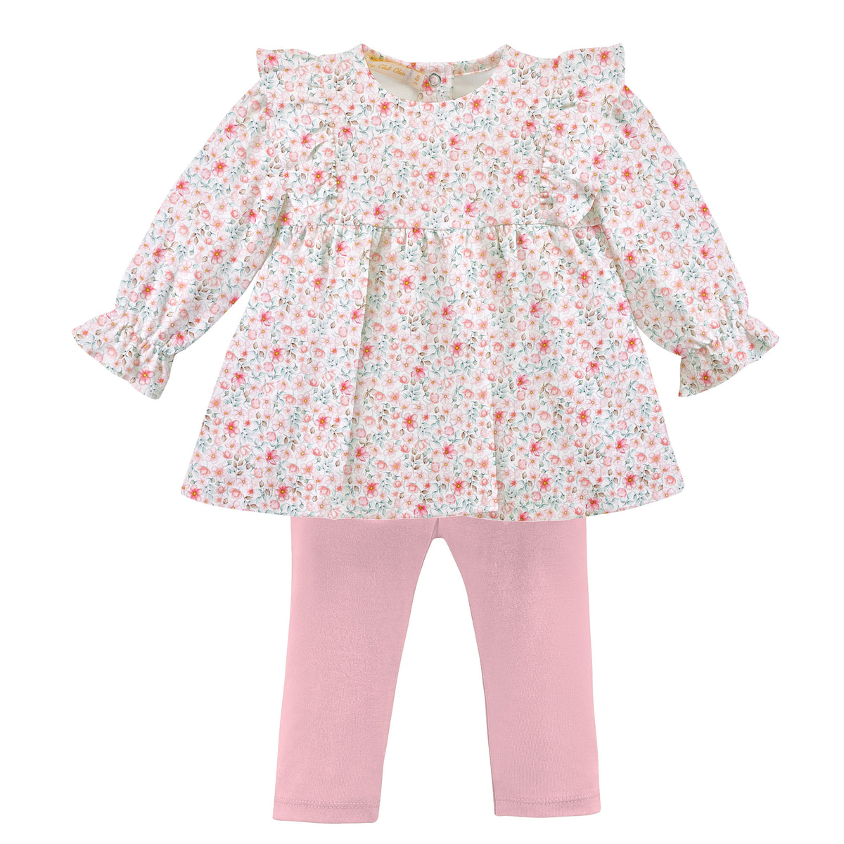Ruffled Blouse & Legging Set