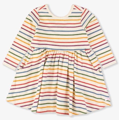 Striped Twirl Dress