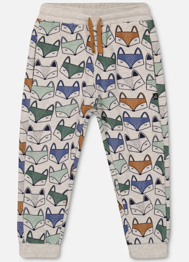 Fox Print Fleece Sweatpant