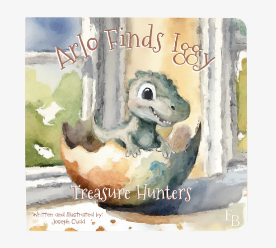 Arlo Finds Iggy Dinosaur Board Book