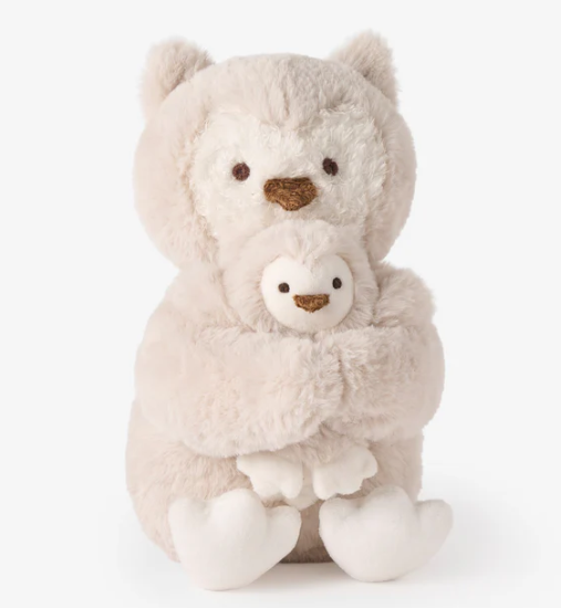 Mama + Baby Owl Plush Toy Set