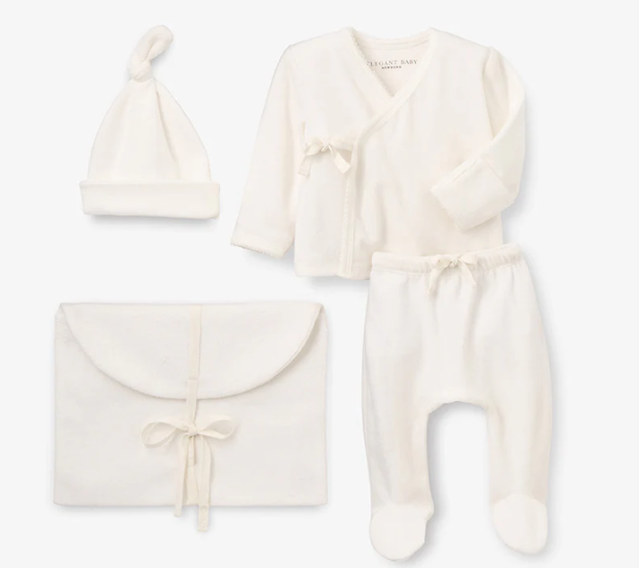 Velour Envelope Bag Set