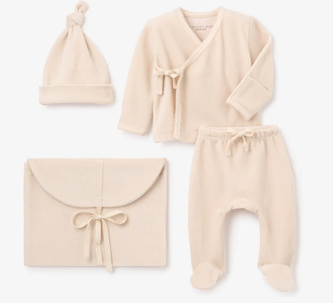 Velour Envelope Bag Set