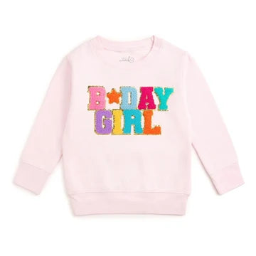 Birthday Girl Patch Sweatshirt
