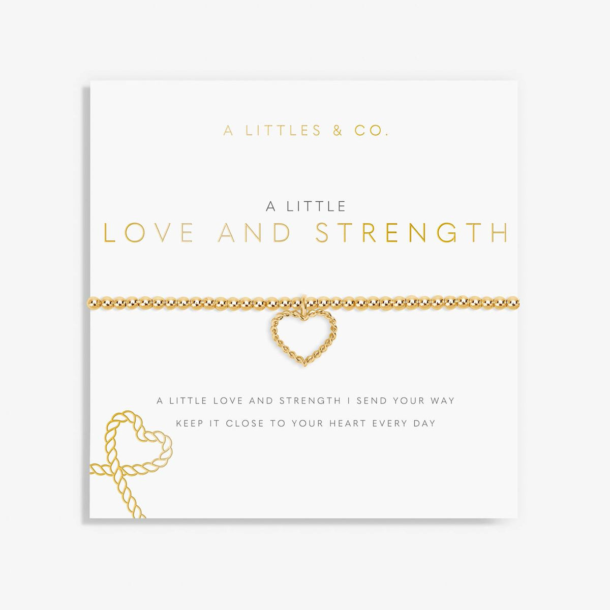 A Little 'Love And Strength' Bracelet