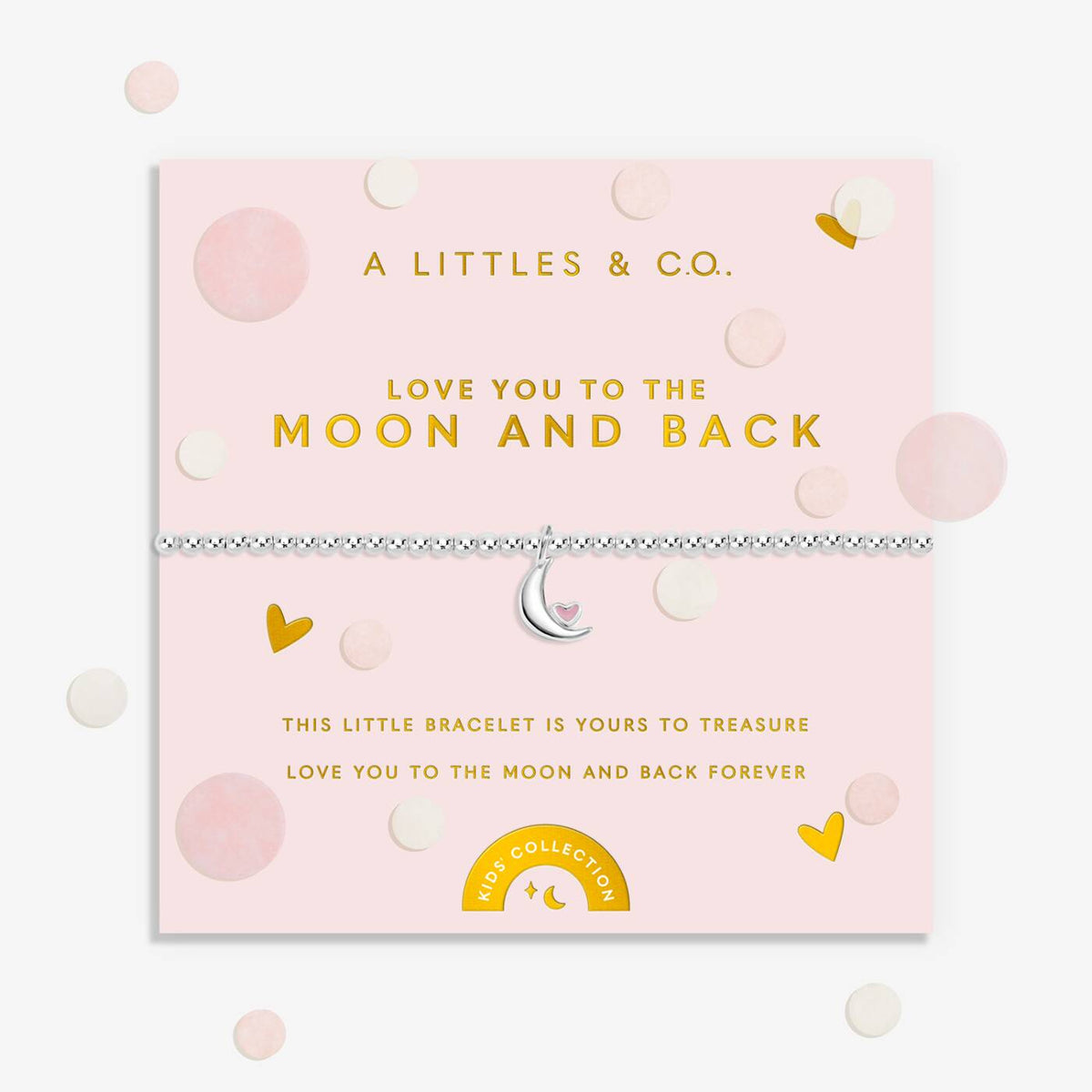 Kids' Confetti A Little 'Love you to the Moon and Back' Bracelet