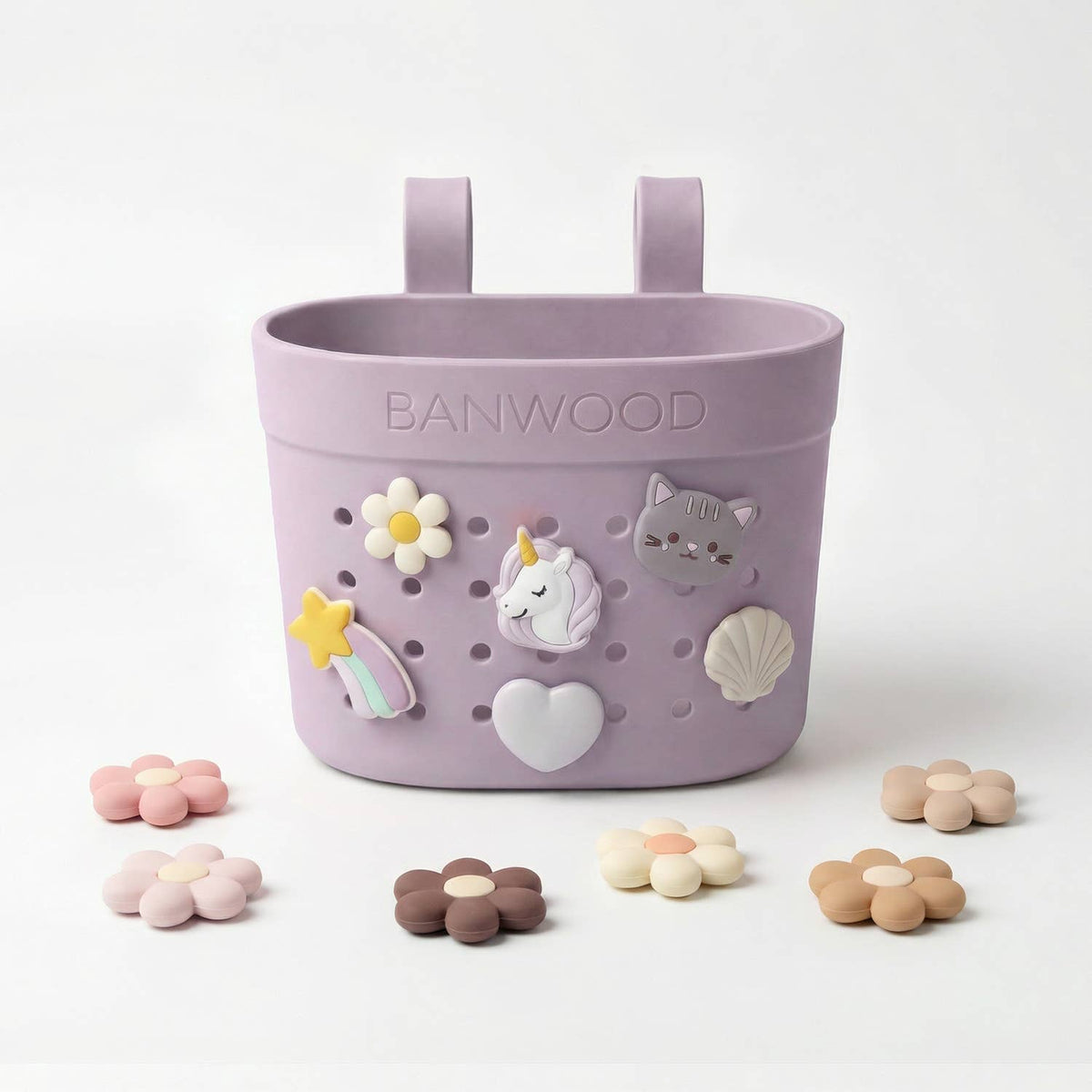 BANWOOD PIN & RIDE BASKET - LAVENDER