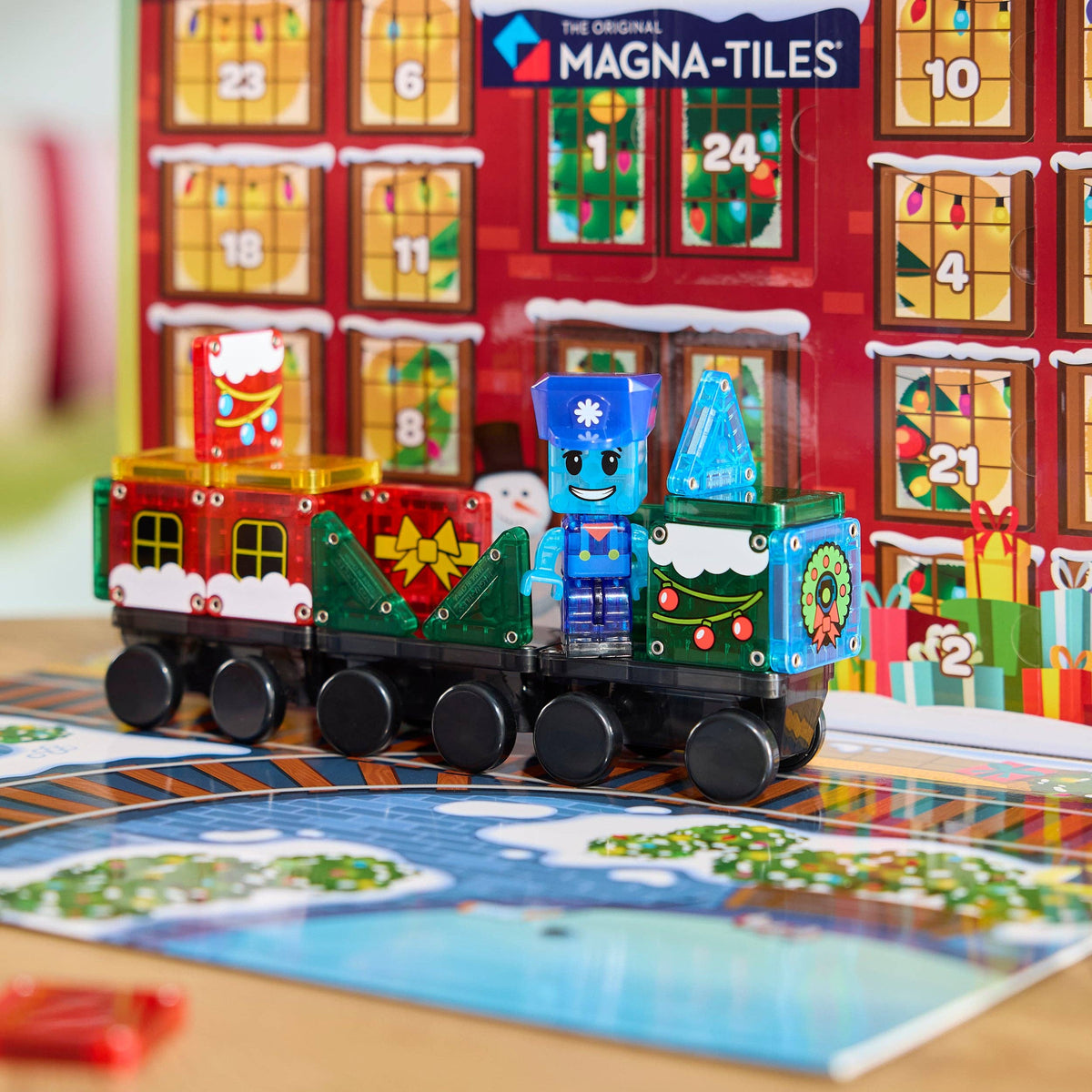 Magna-Tiles - MicroMAGS Advent Calendar 34 Piece Set: Default Title
