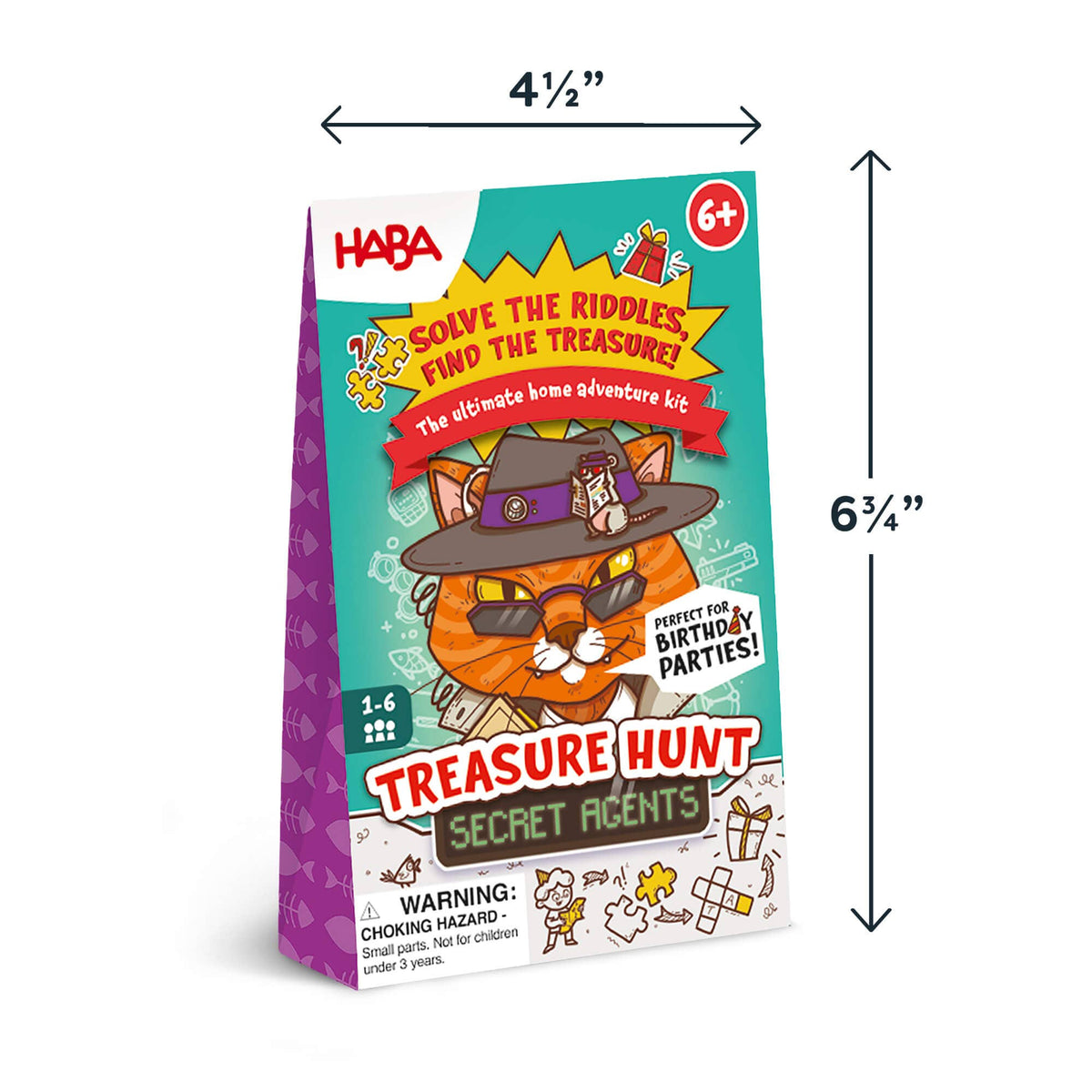 Secret Agent Treasure Hunt Party Game
