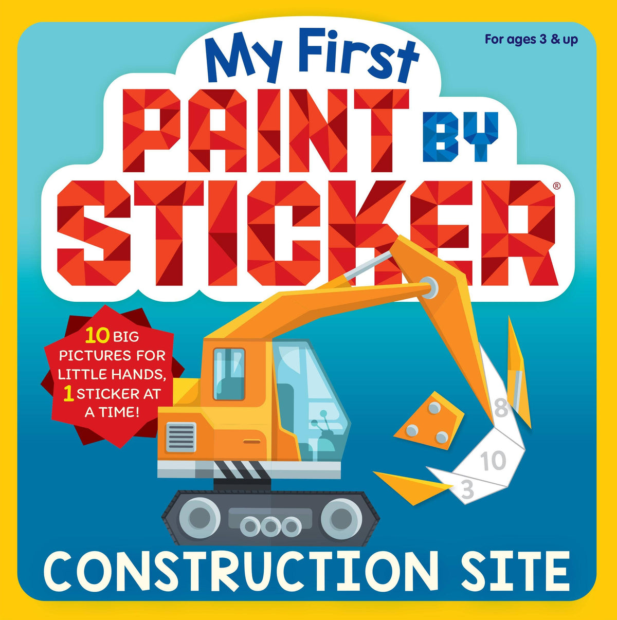 Hachette Book Group - My First Paint by Sticker: Construction Site