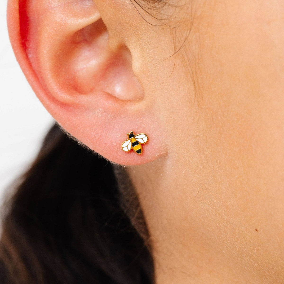 Bee Hypoallergenic Studs