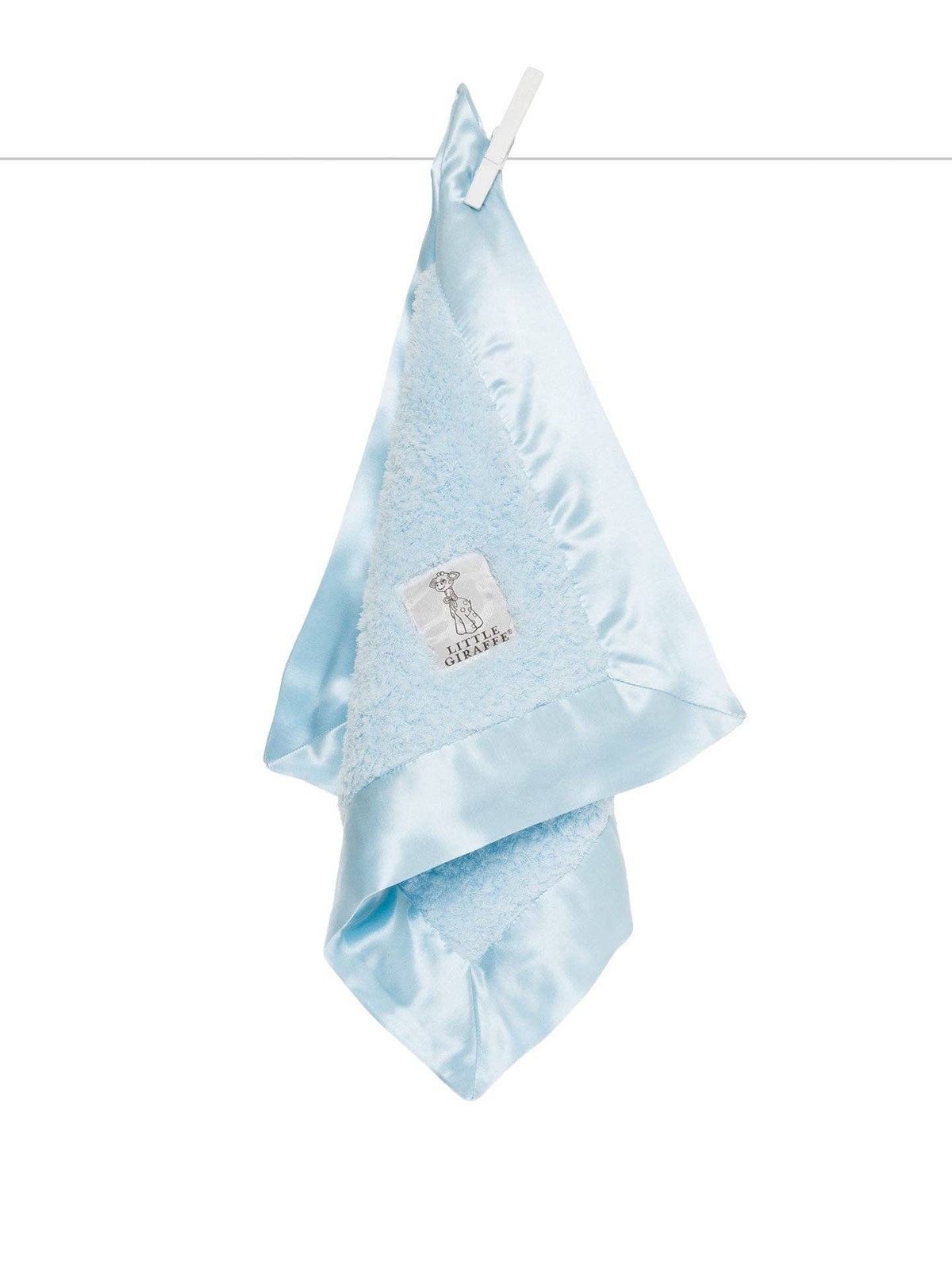 Little Giraffe - Chenille Blanky: White