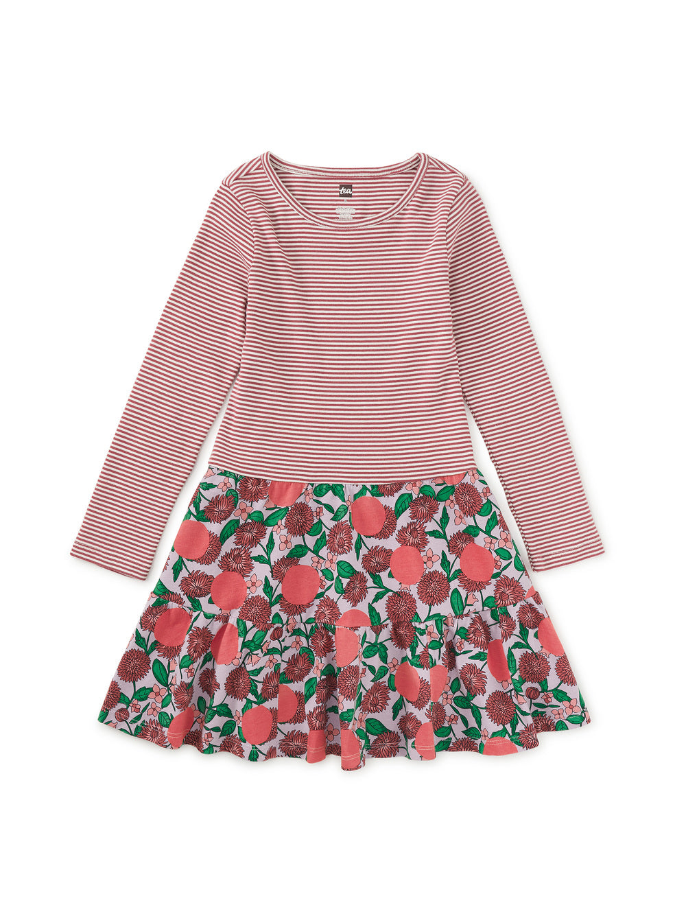 Persimmon Twirl Dress