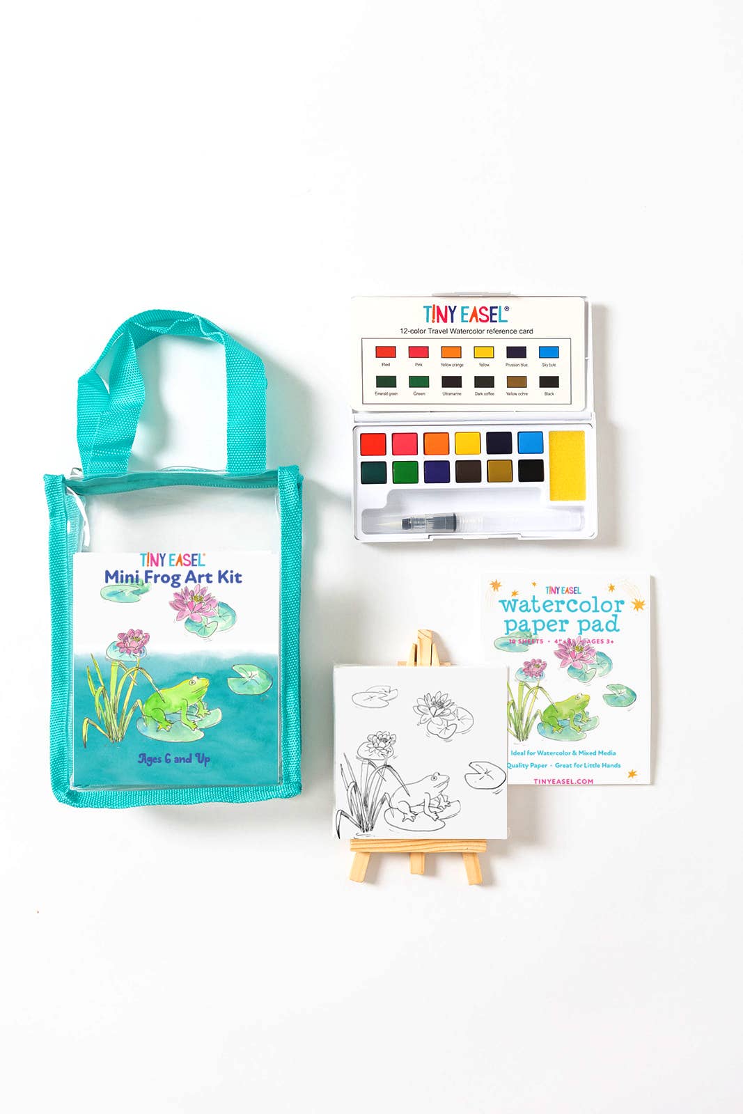 Tiny Easel - Mini Art Kits: Mini Lizard Art Kit