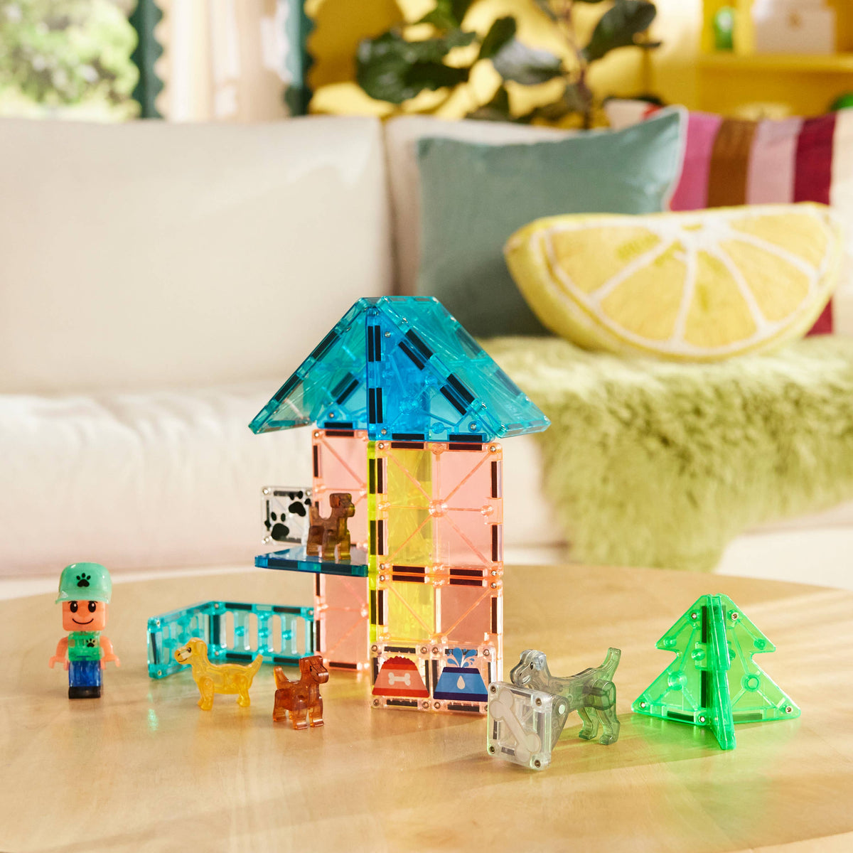 Magna-Tiles - Magna-Tiles Puppy Park 27-Piece Set