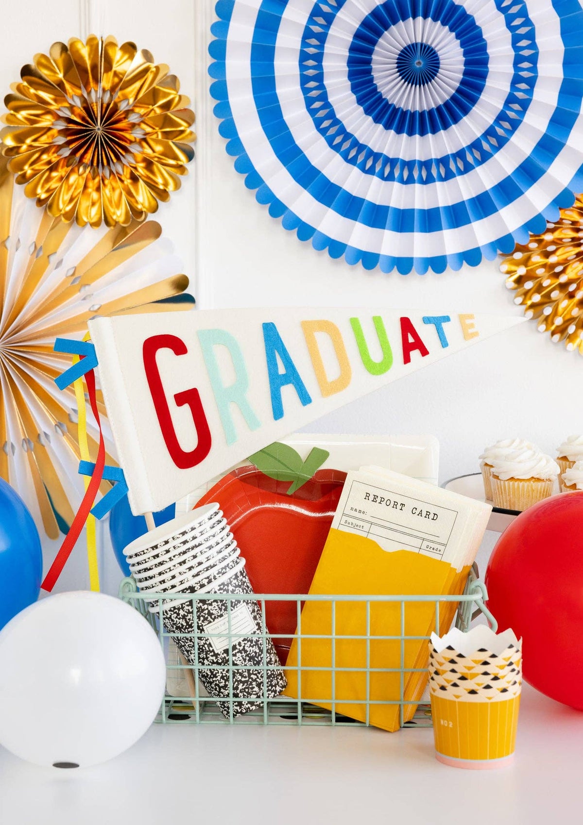 Back To School Composition Paper Cups