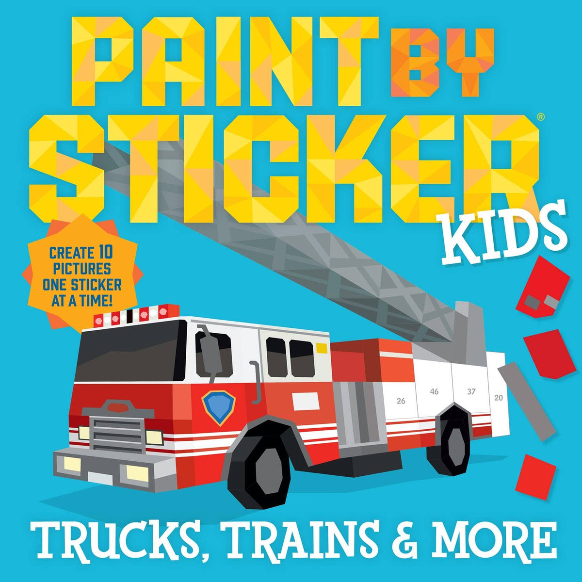 Hachette Book Group - Paint by Sticker Kids: Trucks, Trains & More