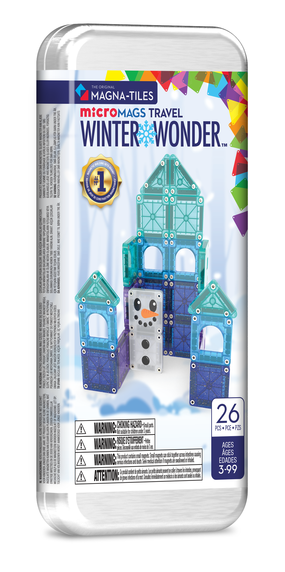 Magna-Tiles - Magna-Tiles Winter Wonder 26-Piece Travel Set