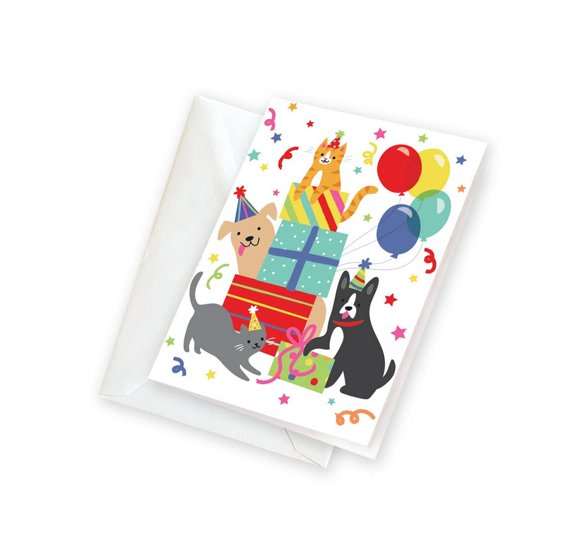 GINA B DESIGNS - Gift Enclosures - Birthday Dogs and Cats