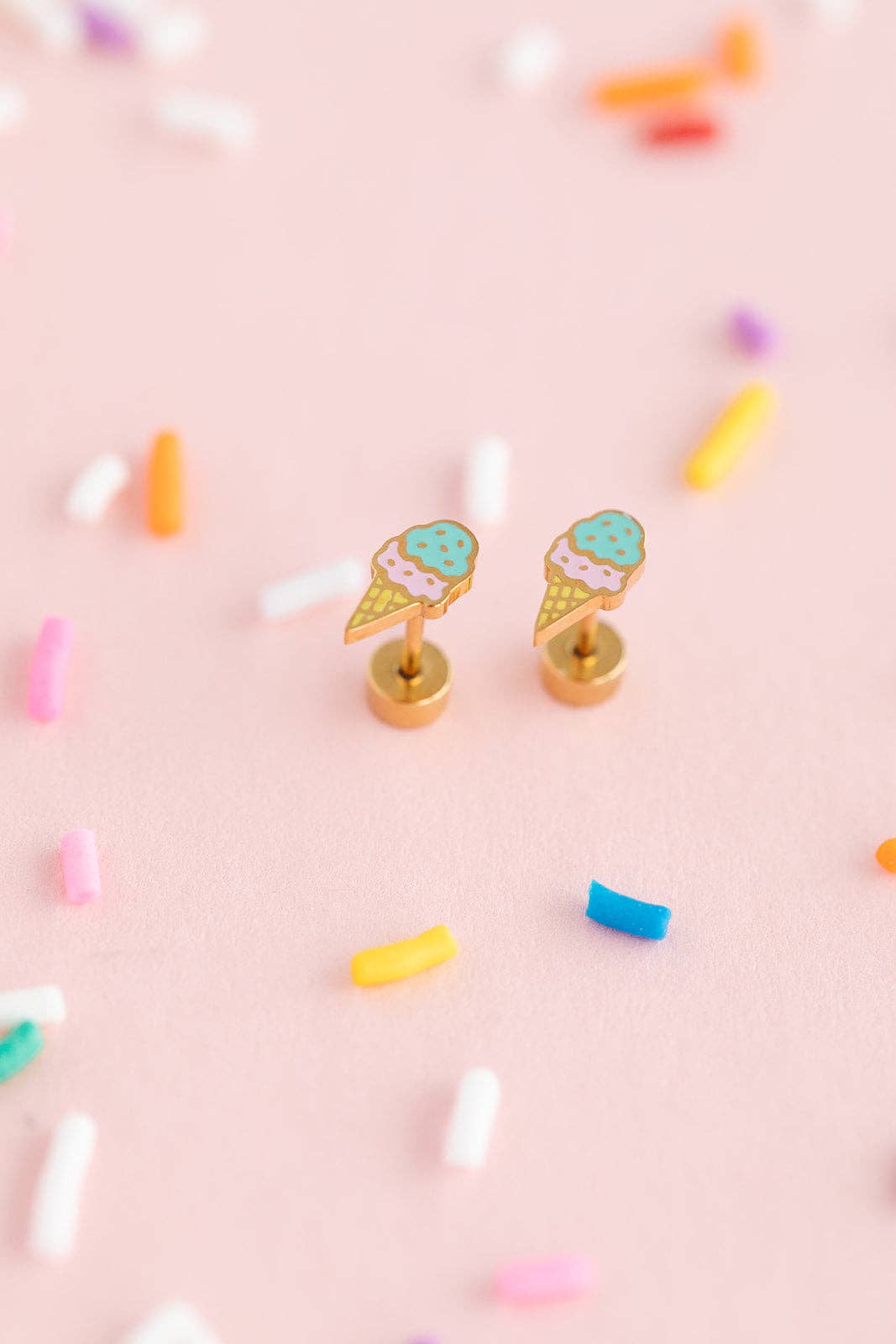 Ice Cream Hypoallergenic Studs
