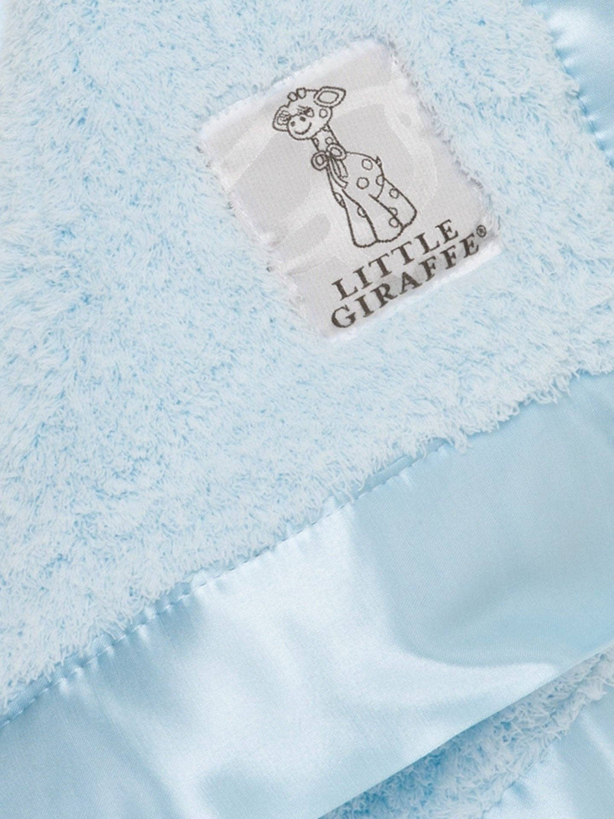 Little Giraffe - Chenille Blanky: Blue