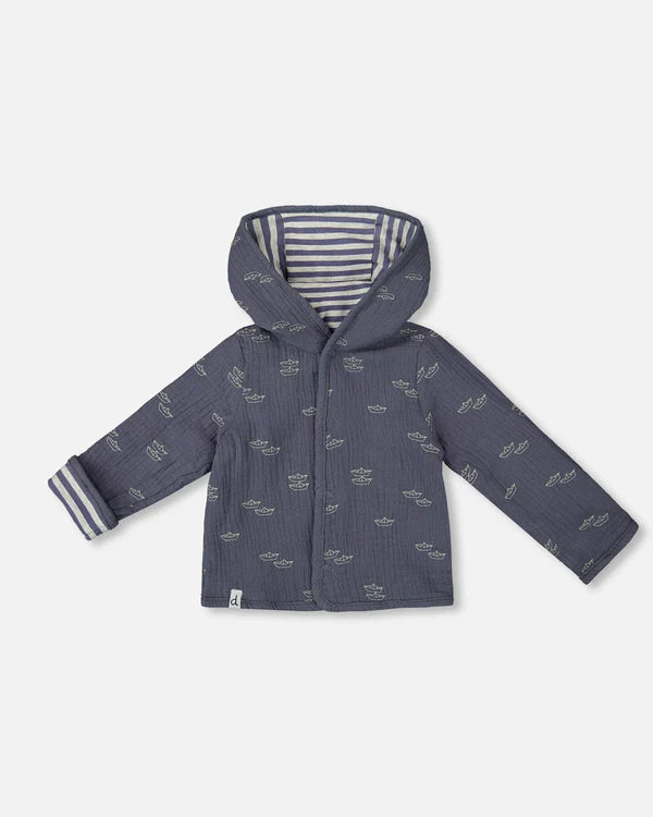 Reversible Hooded Jacket