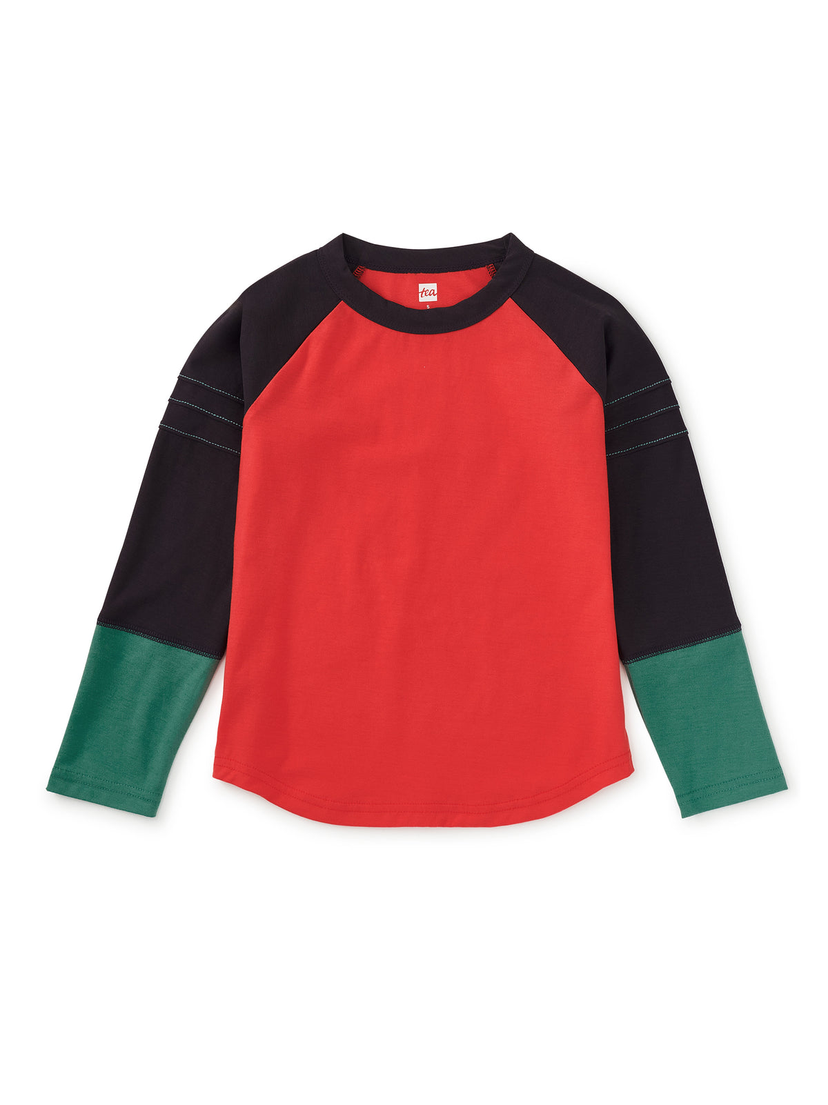 Colorblock Raglan Tee