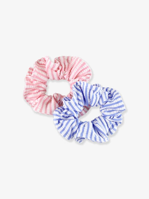 2-Pack Seersucker Scrunchies