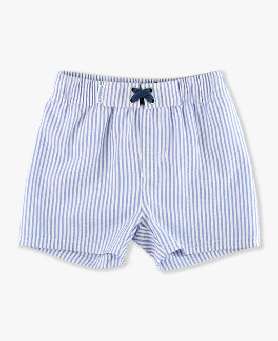 Seersucker Swim Trunks