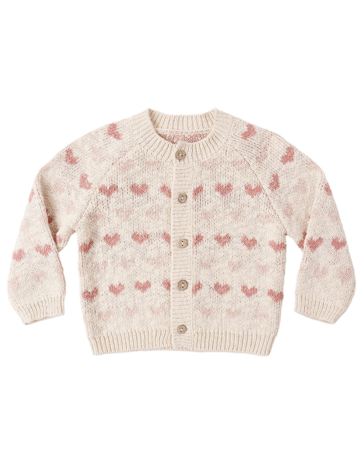 KNIT CARDIGAN HEARTS