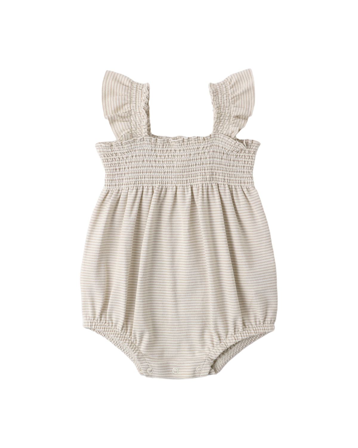 Smocked Ruffle Sleeve Romper