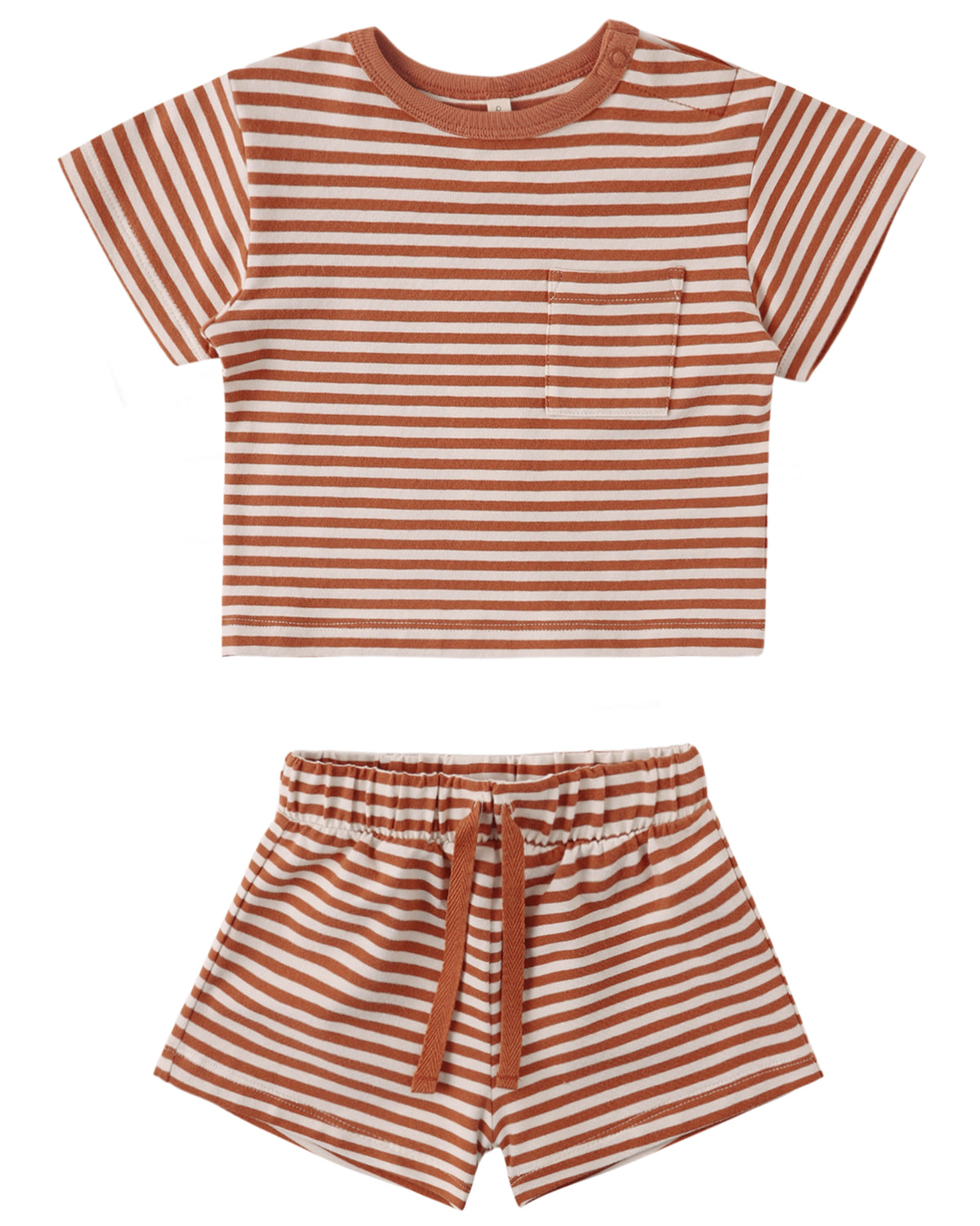 Boxy Pocket Tee + Short Set