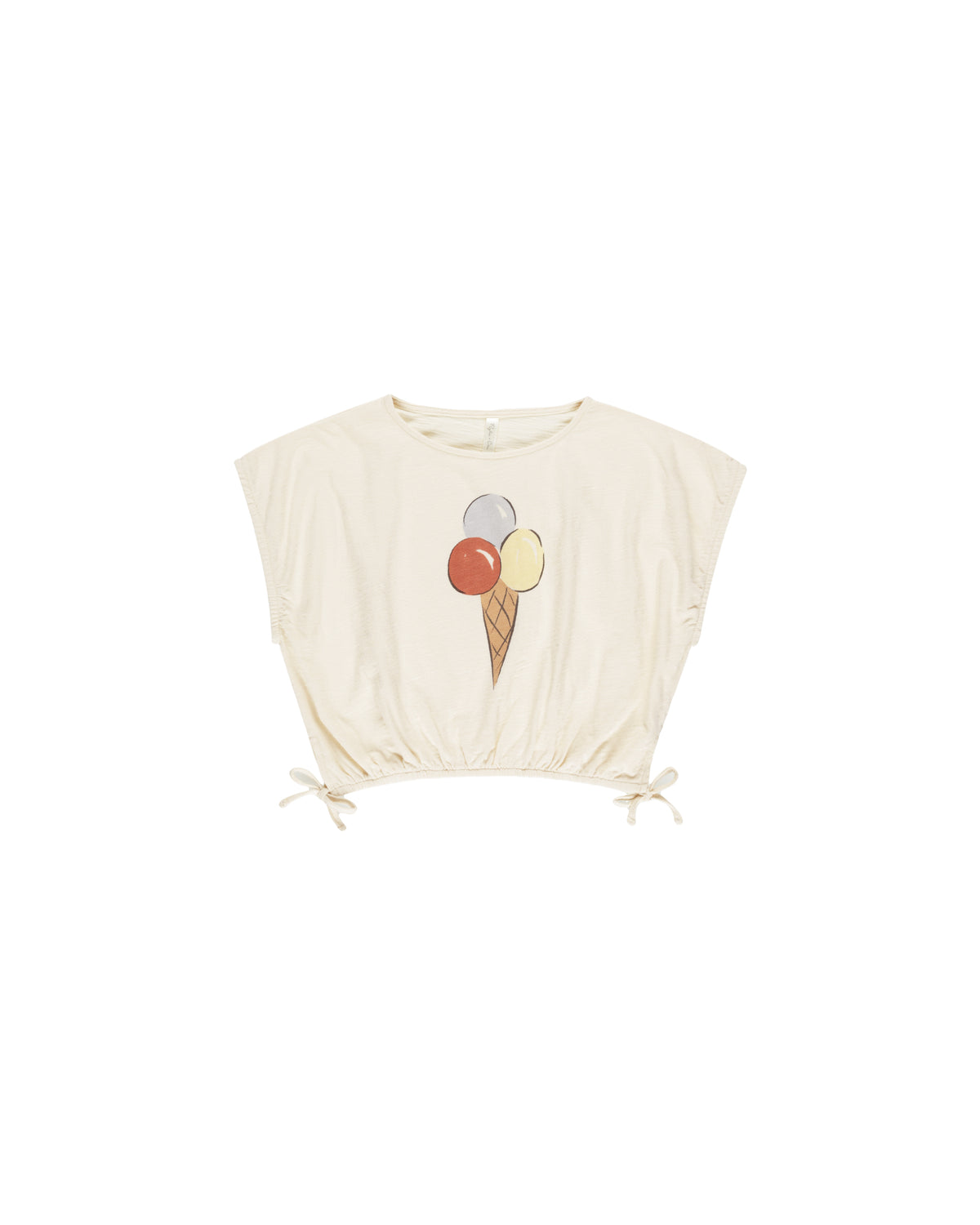 CROPPED CINCHED TEE || GELATO