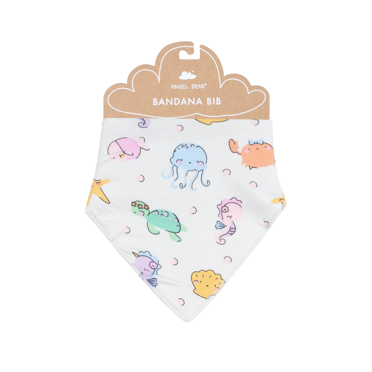 Cutie Sea Creatures Bandana Bib