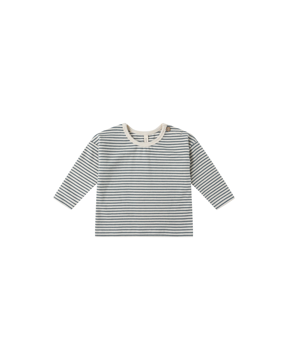 LONG SLEEVE TEE || OCEAN MICRO STRIPE