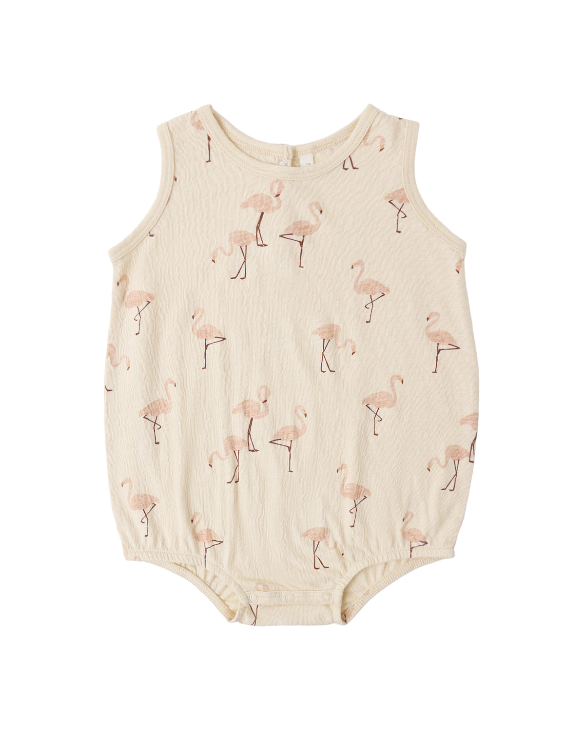 BUBBLE ONESIE || FLAMINGO