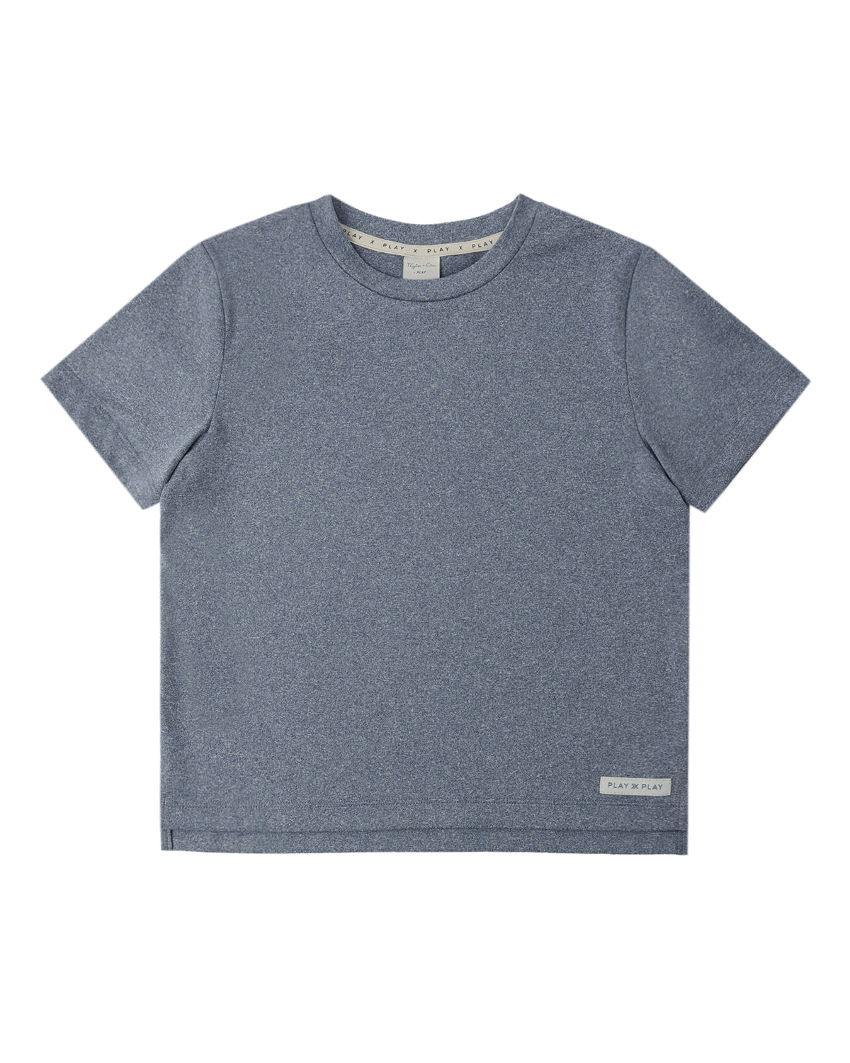 COVE ESSENTIAL TEE || HEATHERED MARINE
