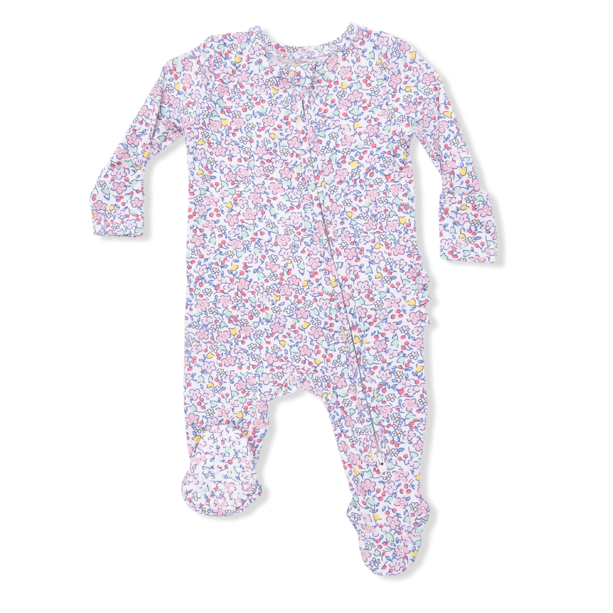 Elizabeth's Garden Ruffle Footie