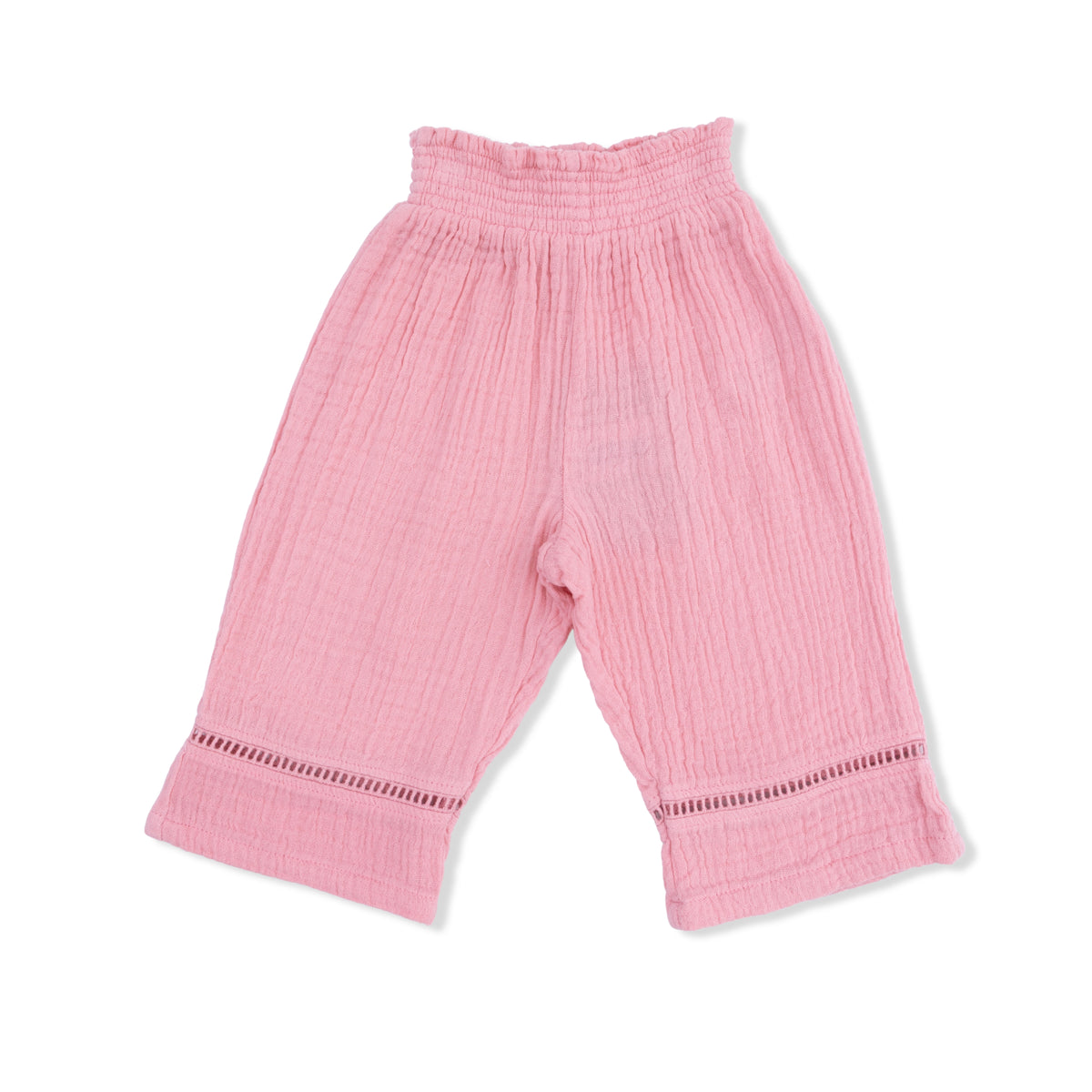 Muslin Smocked Waist Pants