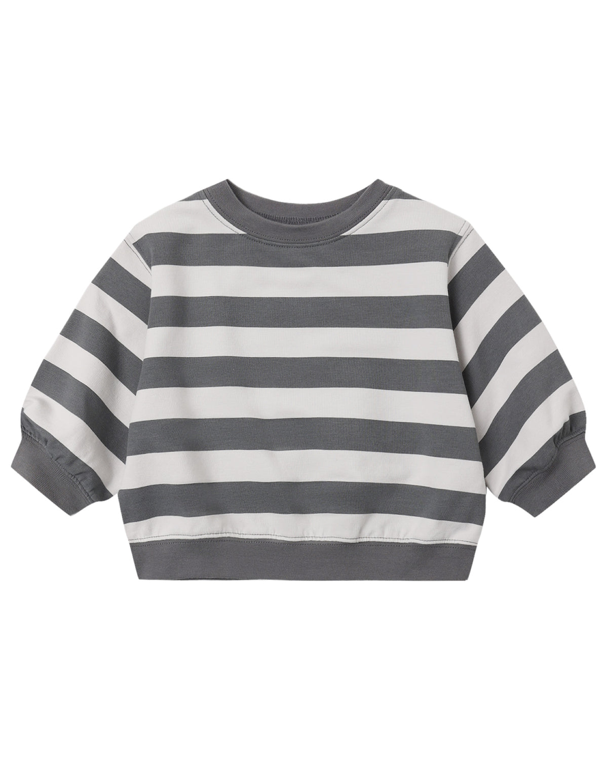 OVERSIZED CREW SWEATSHIRT || MIDNIGHT STRIPE