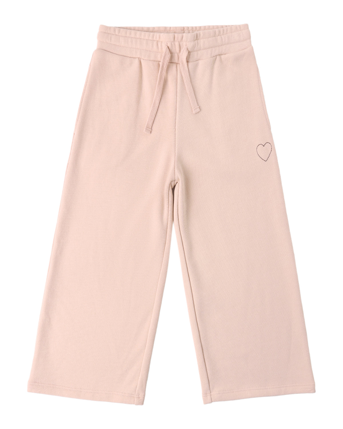 WIDE LEG SWEATPANT || BLUSH
