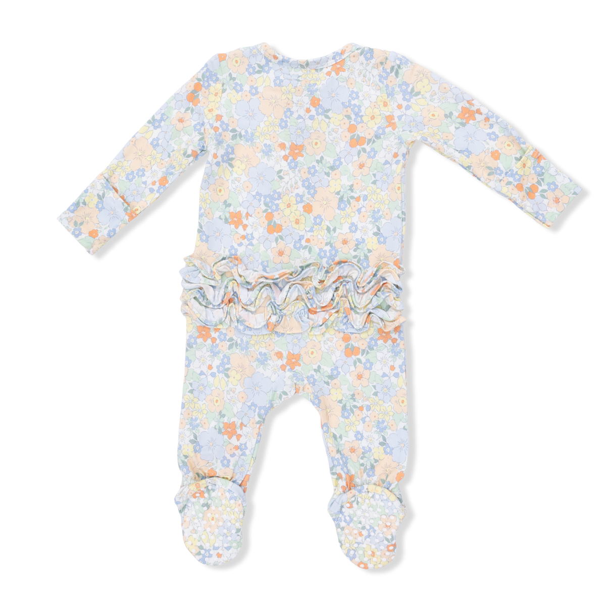 Georgia Floral Ruffle Footie