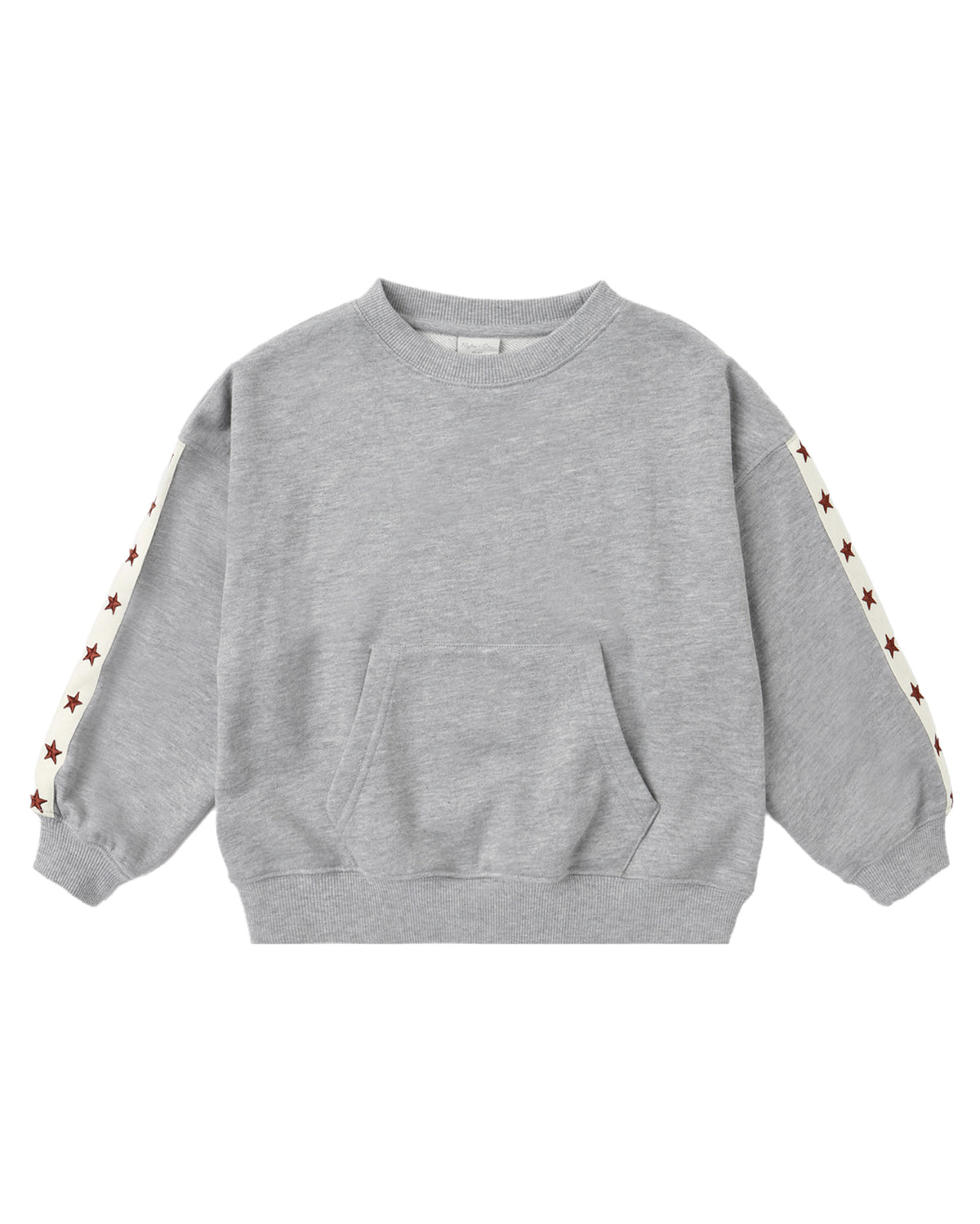 POUCH POCKET CREW || HEATHERED DUSTY BLUE