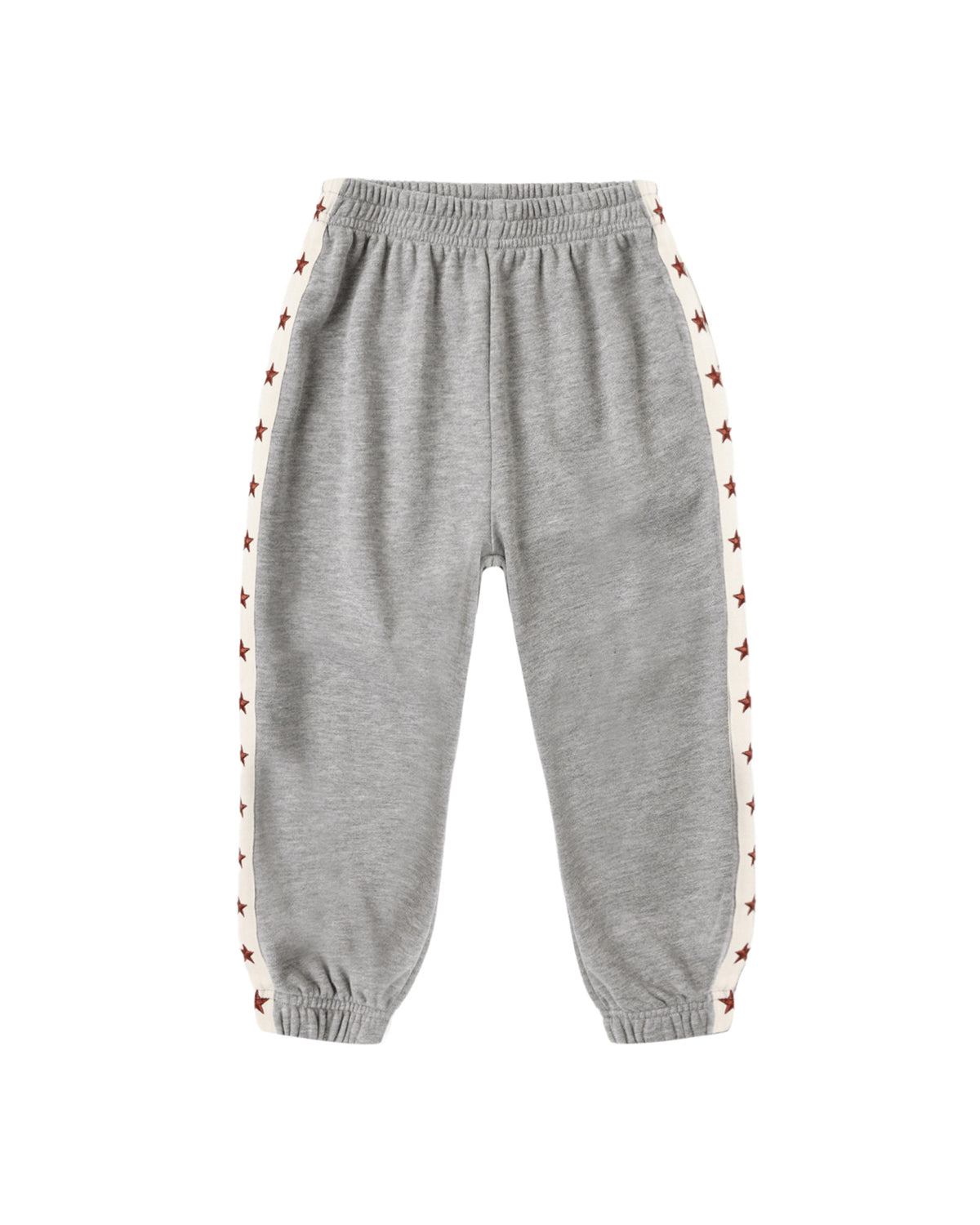 PANELED SWEATPANT || HEATHERED DUSTY BLUE