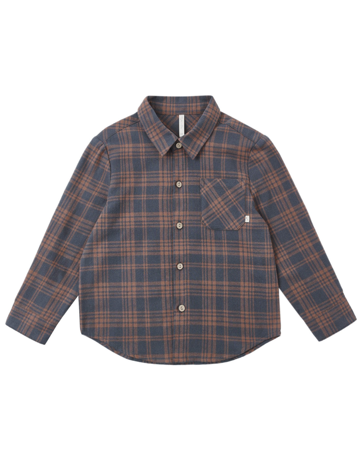COLLARED LONG SLEEVE || MIDNIGHT PLAID
