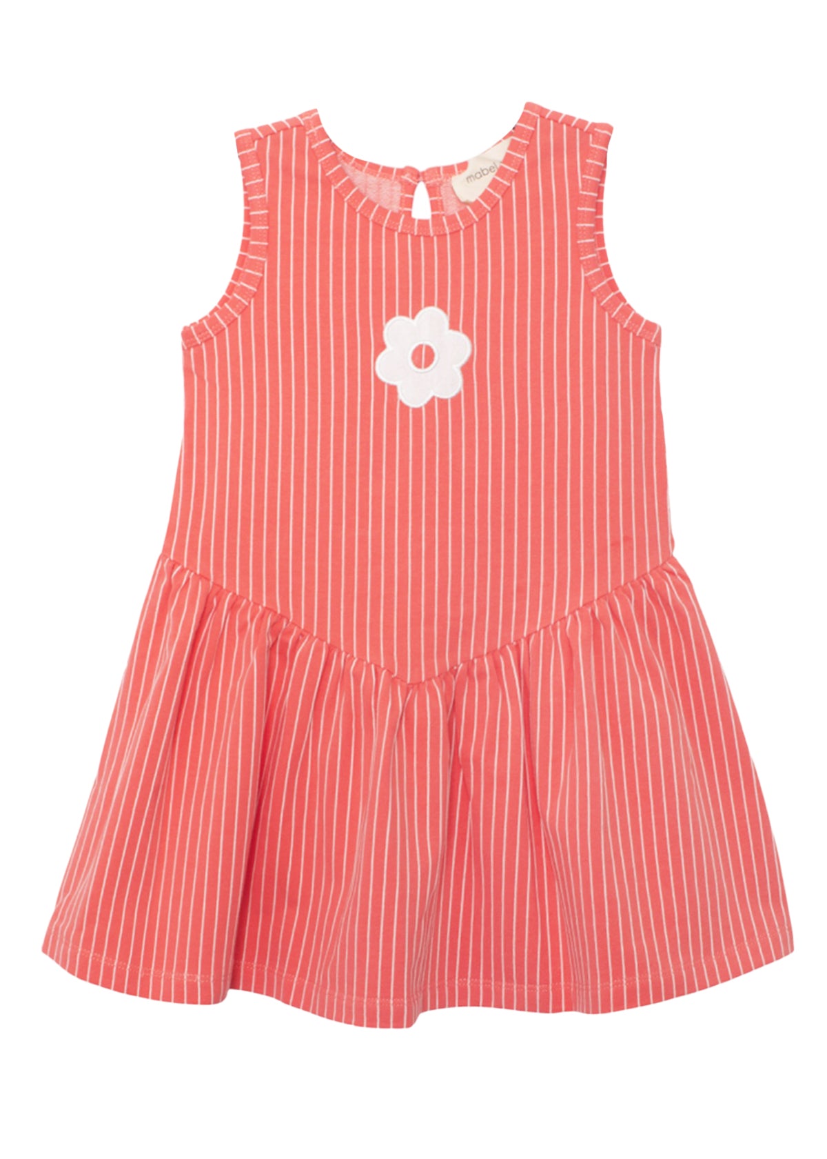 Striped Blossom Dress
