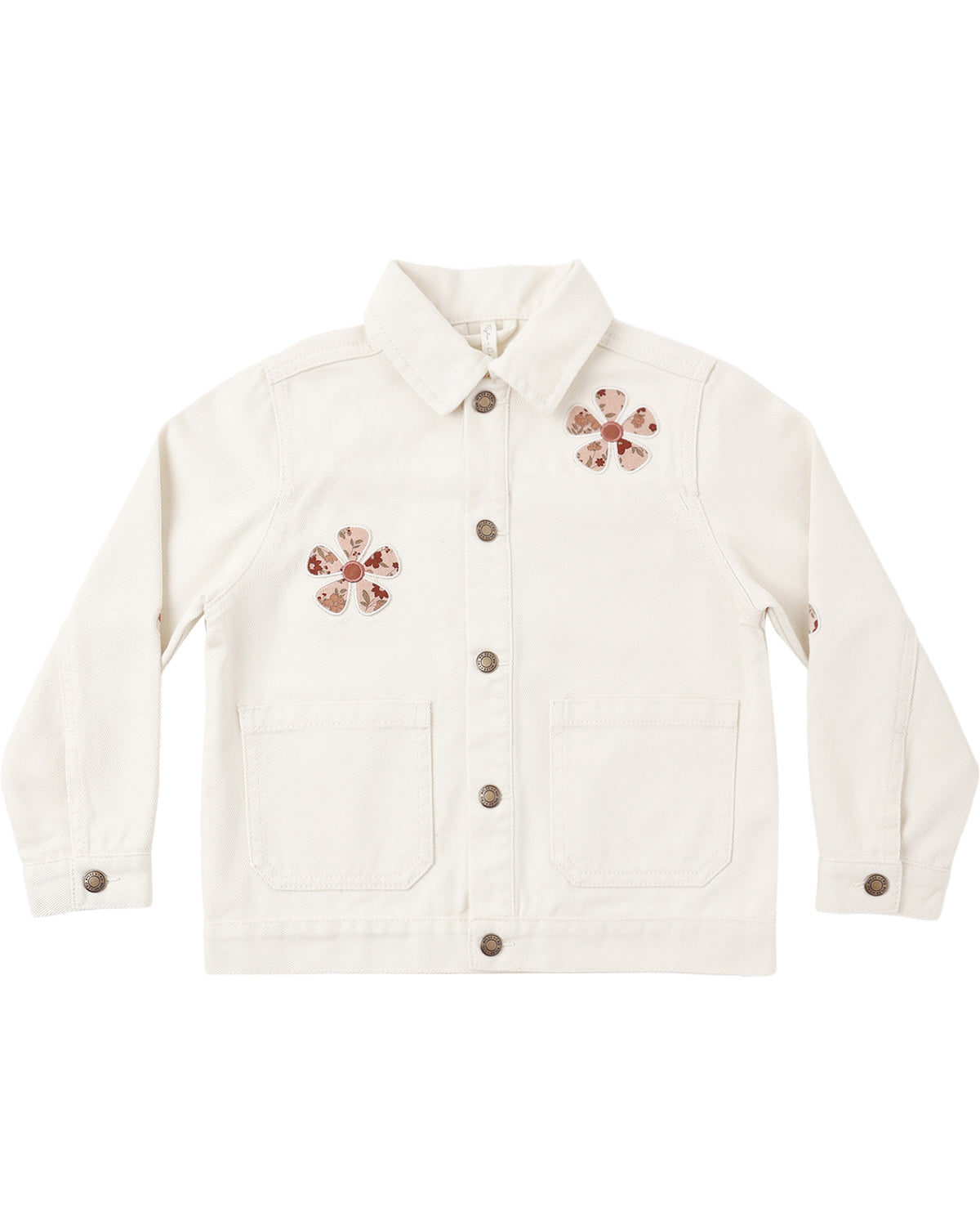 DENIM CHORE COAT || DAISY PATCHES