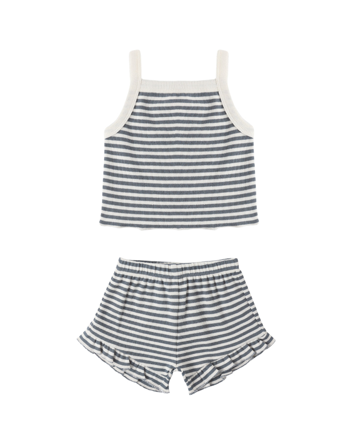EVIE TANK + SHORTIE SET || OCEAN STRIPE
