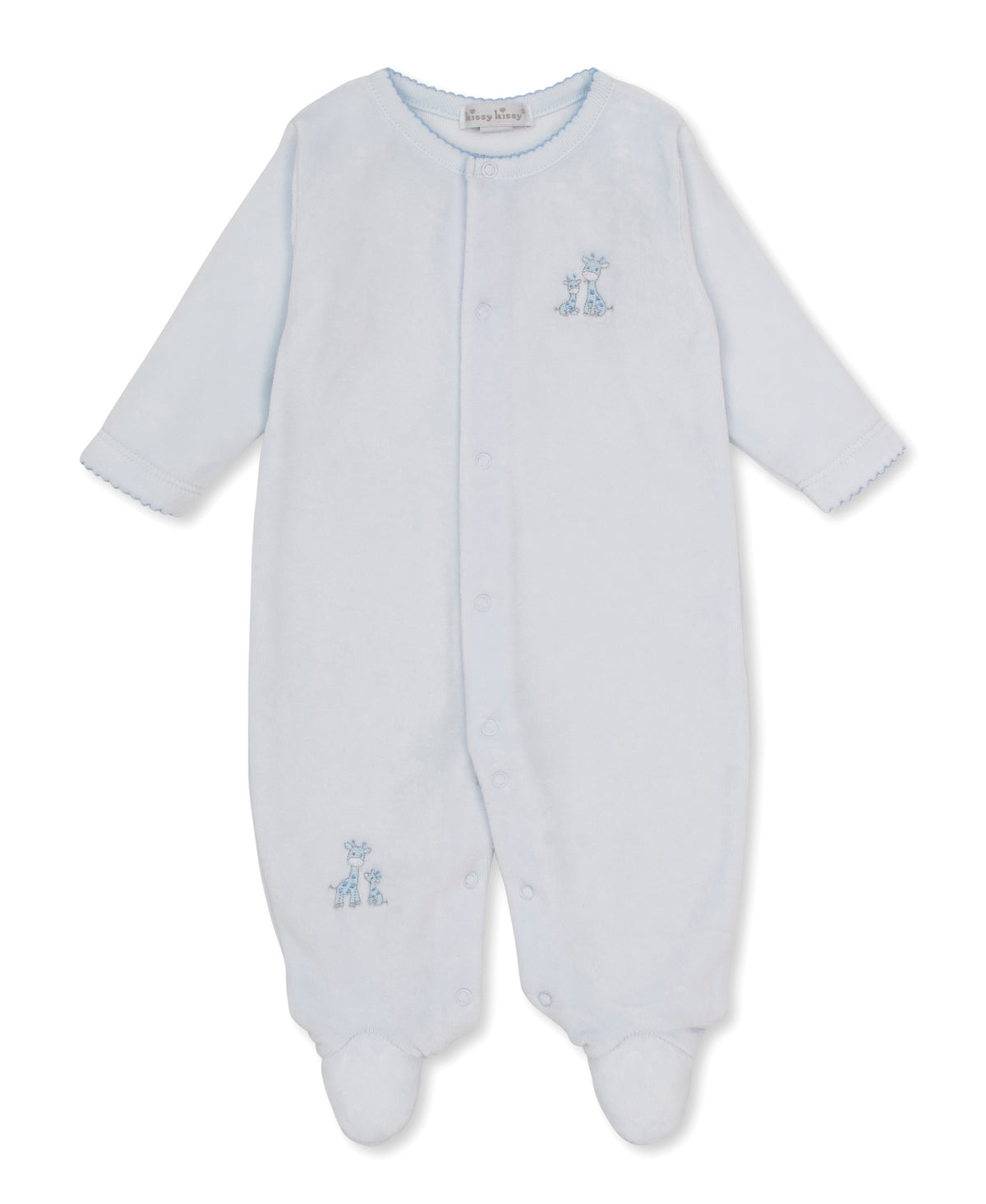 Just Giraffes Velour Footie