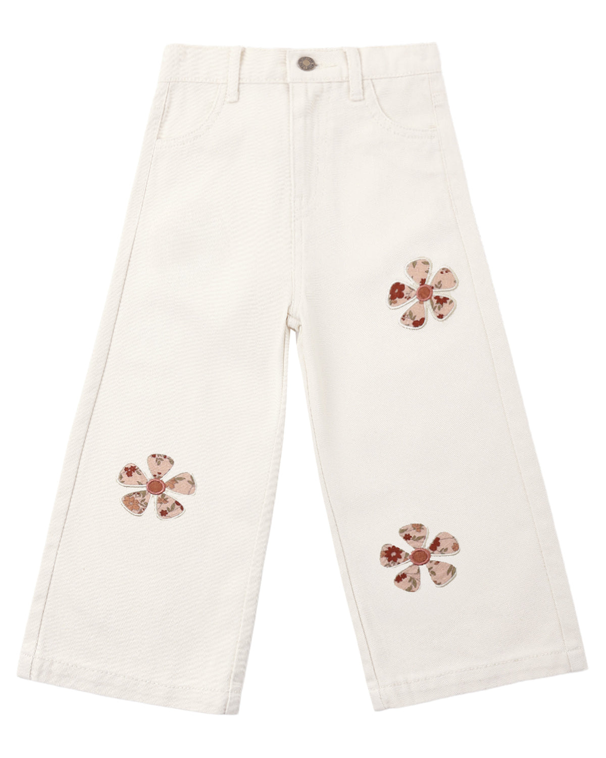 STRAIGHT LEG PANT || DAISY PATCHES